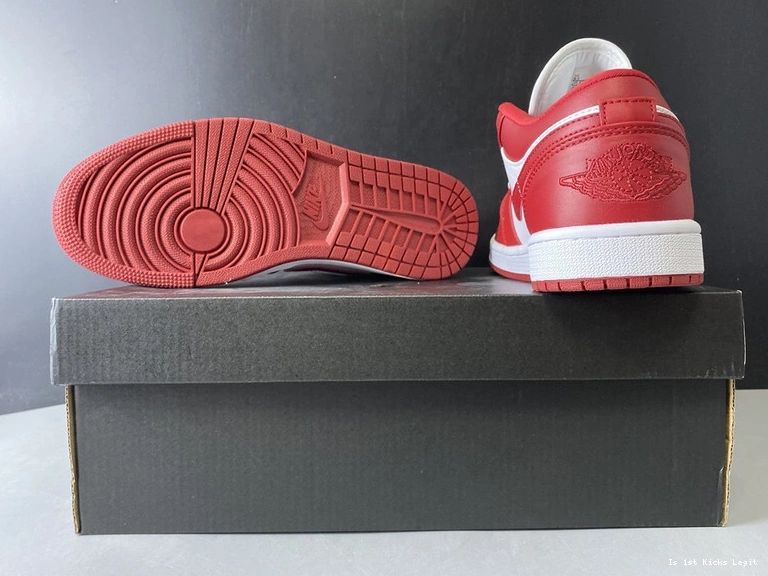 Low Gym - 553558-611 Red Jordan White 1 1118